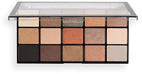 Makeup Revolution, Palette d'ombres à paupières Reloaded, Iconic 2.0, 15 nuances, 16,5 g