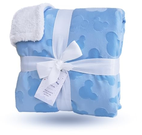 Babydecke Mickey Mouse blau
