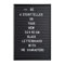 Relaxdays Letterboard, 145 Buchstaben, Zahlen, Sonderzeichen, 45x30 cm, Buchstabentafel zum Stecken, Kunststoff, schwarz, 1 Stück
