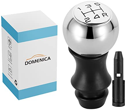 DOMENICA 5 Vitesses Pommeau de Levier de Vitesse Compatible pour Peugeot 106 107 205 206 207 301 306 307 308 406 407 408 508 605 806 807 2008 3008 5008 Citroen C2 C3 C4 C5 Picasso Saxo Xsara Elysee