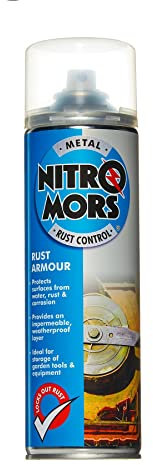 Nitromors Rust Armour Aerosol, Protects Surfaces from Rust & Corrosion, 500 ml