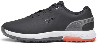 Puma Golf mäns Alphacat Nitro golfskor, Puma svart-tyst nyans röd blast, 9, Puma svart-tyst skugga-röd blast, 42 EU