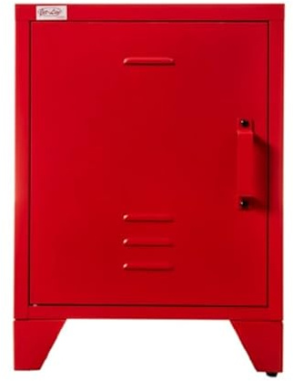 Jet-Line® | Metallschrank Minskow | Aktenschrank | Büroschrank | Metall | Büro, Werkstatt | Industrie | Spind | rot | 40x40x55 cm