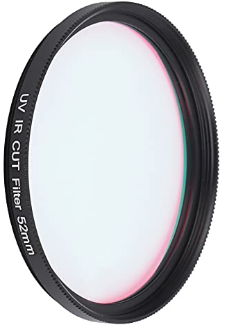 Camera Lens Filters, Infrared UV Lens Filter, Optical Glass UV IR Cut Filter Infrared Pass Lens Filter,for DSLR Camera (52mm)