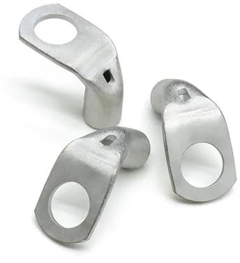 10/50 Stück Kabelschuhe, L-Typ, rechtwinklig, 90 Grad gebogene Nase, T6/10/16/25-4/6/8/10, verzinnte Kupfer-Crimp-Stecker-Kabelschuhe (Color : 50pcs, Size : T6-4)