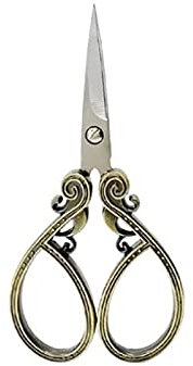 Bastelschere, 1 Stück, Retro-Stil, Stickschere, antiker Schneider, Schneiden, Vintage-Schere, Stickerei, Kreuzstich, Nähwerkzeug, Edelstahlschere