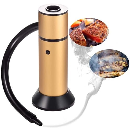Kitchen Portable Smoking Gun, Food Cocktail Smoke Infuser Handheld Drink Smoker Kit for Meat, Fish, Veggies, Soup, Sauces, Cocktails Drink Cheese BBQ Grill