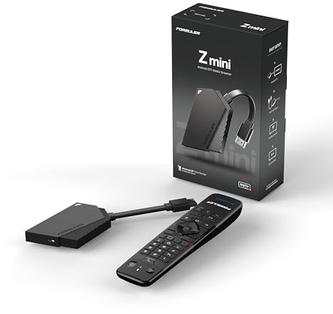 Formuler Z Mini 4K Android 12, Multimedia Ott, Caja de transmisión de Medios IP 4K UHD HDR10+ Smart Ott, 2GB DDR4, HTS e-com, WiFi, Control Remoto BT, Funda de Silicona, Widevine L1, MYTVOnline3