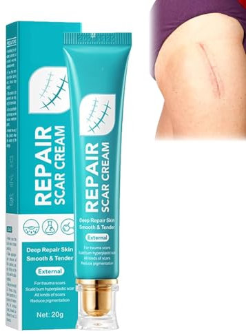 MOFFNNOL Scar Cream for Men and Women,Skin Scar Removal Repair Cream,Skin Healing Ointment,Smoothing Firming Gel for Face Body,Fast Results