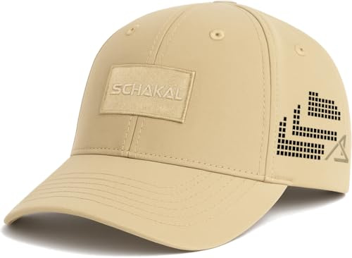 ACE Schakal Basecap - Taktisk basebollkeps för män - sportig, lätt, robust och andas - Beige II - M-L