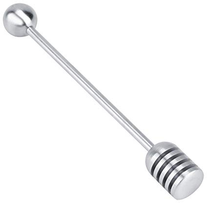 Sorandy Honey Mixing Stirrer, Stainless Steel Honey Dipper, 6.10.790.79In Drizzler Stirrer Spoon for Drizzling Over Or Pancakes Or Mixing Drinks