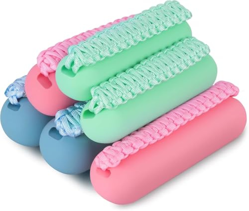 BOOSTEADY Lot de 3 paires d'haltères souples pour homme et femme (0,5 kg, 0,9 kg ou 1,4 kg), poids de marche avec dragonne pour aérobic, jogging, course à pied