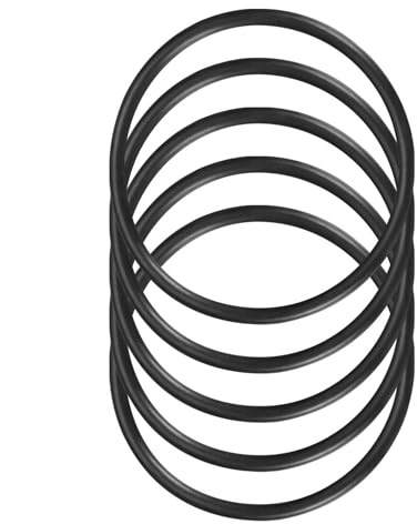 ROWORKX 10Pcs Nitrile Rubber O-Rings - 54mm OD x 48mm ID x 3mm Width Sealing Gaskets for Hose, Faucet, Plumbing, Automotive and General Repair Applications | NBR Material, Oil and Wear Resistant, For Hose, Faucet, Plumbing, Automotive and General Repair, Black
