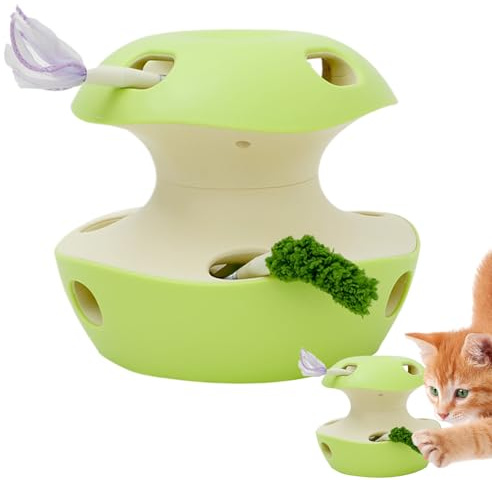 Juguete para Gatos Juguete Eléctrico Puzzle | Juego Autónomo Mascotas Para Ejercicio Estimulación Mental Entretenimiento y del Estrés