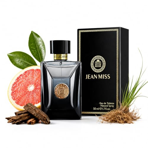Eau de Parfum da uomo a lunga durata, con pompelmo, geranio e vetiver legnoso, elegante profumo da uomo, per lavoro, vita quotidiana e sera, 50 ml
