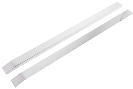 Depisuta RV Slide Out Ski Set 47 Inch Längd 2 St, Vit | Förhindra att fastnar, rostfritt stål, smidig utskjutningsfunktion, RV Floor Saver, för de flesta husbilsutskjutningssystem