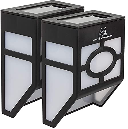 Maclean Energy MCE Lámpara Solar LED con Sensor crepuscular - 3 modelos (MCE171 - Tipo Farol)