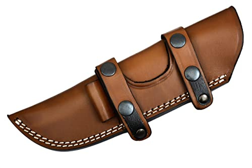 Ottoza TOP GRAIN Leather Knife Sheaths for Fixed Blade Knives, RIGHT HAND Leather Knife Sheath for Belt, Leather Knife Holster Belt Knife Holder, Horizontal Knife Sheath for Belt No:44