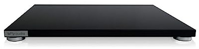 bFly-audio Flatline Gerätebasis in schwarz | belastbar max. 75 kg (L = 50 x 40 cm, Plus)