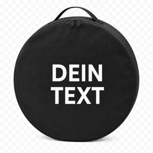 Ferocity Personalisierter Premium Qualität Reifentasche mit Ihrem Wunsch-Text 17''- 22'' XXXL Verschiedene größen Reifenaufbewahrung Reifenchutzhülle Reifenbezug Schonbezug [097]