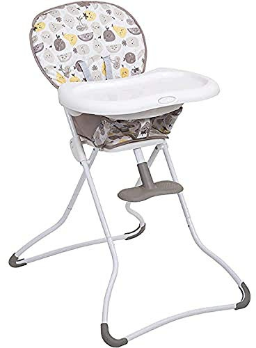Graco Snack N' Stow Highchair with compact fold, lightweight at only 5.4kg and freestanding fold, Fruitella fashion