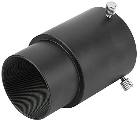 Bewinner Telescope Eyepiece, Extension Tube Adapter for Astronomical Telescopes 60mm 2 inch Telescope Accessories Set Eyepiece Extension Tube Black