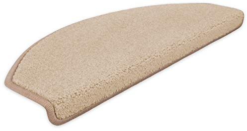 Kettelservice-Metzker Stufenmatten Pegasus Halbrund | in vielen Set Varianten | 65x24x4cm | Beige 15 Stück