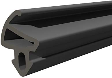 DQ-PP Fensterdichtung | Schwarz | 10 Meter | S-1150 Kommerling | PVC Fenster | Gummidichtug Dichtung Dichtband | Kunststofffensterdichtungen | ALU Profildichtung Türdichtung
