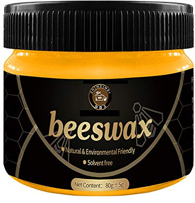 Cirage et conditionneur à la cire d'abeille multifonction, étanche, cire naturelle pour bois, cirage traditionnelle pour meubles, sols, tables, chaises, armoires, retrait des rayures