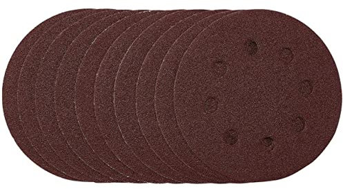 Draper Dischi abrasivi 53499, grana 80, 115 mm, confezione da 10