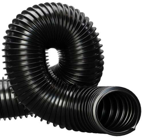 ap automotive Flexibler PVC-Rohrschlauch, Abluft Luft Flexschlauch, 38 mm, 1 m
