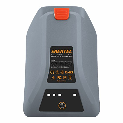 Shentec Li-ion Akku Ersatzakku für Gardena 18V Akku 008A231 für Gardena 8025-20 Comfort Wand-Schlauchbox 35 roll-up Automatic Li Elektische Schlauchtrommel