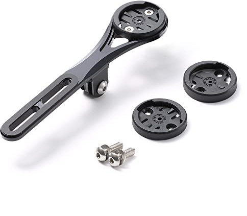 Cestbon Kompatibel mit Garmin Edge Wahoo Elemnt Bryton Rider Stages Dash Out Front Bike Mount for Aero Integrated Handlebar,Gopro Combo Mount with Camera and Headlight