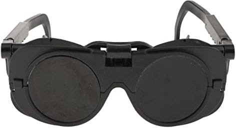 Harilla 1x Schweißer Schweißerbrille Schutzbrille Schneidebrille Klappbrille Schwarz