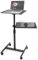 Duronic WPSLS2 Supporto per videoproiettore e portatile | Altezza regolabile 67,5-100cm | Peso massimo 10kg | Tavolo per proiettore | Scrivania mobile per laptop PC portatile | Carello portatile