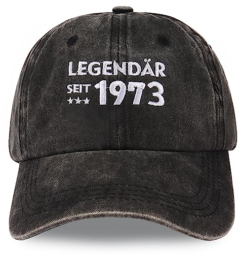 Jeasona 1975 Geburtstag Mann Cap Geschenke zum 50 Geburtstag Witzig 50. Geschenkideen Lustig Geburtstagsgeschenk für Männer 50 Jahre 1975 Jahrgang Geschenk 50er
