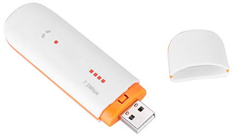 Aatraay Dongle de Carte Sim USB 5G Umtsb1 11 × 7 × 2 Dongle USB de Carte 3G Umts: B1 Ne Prend Pas en Charge Le WiFi Blanc