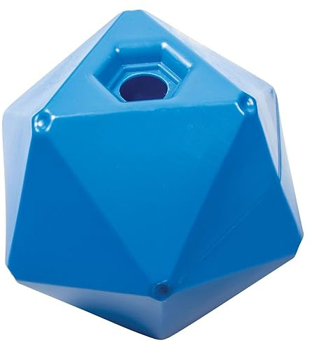 Schneiders Treat Ball Feeder | Color Blue | Horse Entertainment Solution | Stress Reliever | Easy to Fill | Safe for Stall or Paddock | Durable Polyethylene Construction