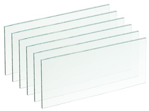 PATIKIL Soudage Len 4-1/4x 2, 6 Paquet Durci Verre Filtre Plaques Couvercles Remplacement pour Soudure Casque Cagoule