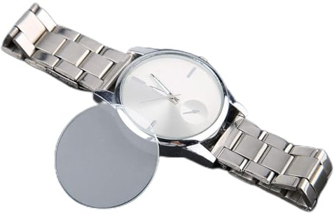 Tbest 5PCS Rotondo 37/38/39MM Orologio Piatto Lente di Cristallo di Vetro Parti di Ricambio Strumento 37MM Accessori Per Orologi (37MM)