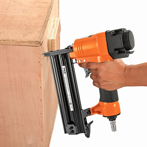 Druckluftnagler Drucklufttacker Pneumatisch Klammer Nagelpistole 0.39-1.97inch Profi Druckluftpistole Druck 0.4-0.8bar Für Werkstatt und Haus Möbel Schränke Innendekoration