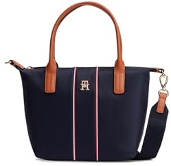 Tommy Hilfiger Popette Mini Tote Co Handtaschen für Frauen Raum Blau Corp Einheitsgröße