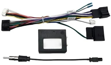 Car Radio Cable 16pin Wiring Harness with CANBus Power Connector Socket CAN Bus Adapter Compatible for Opel Corsa F
