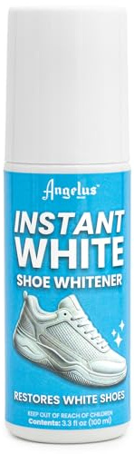Angelus Instant Shine Liquid Shoe Polish White 3.3oz | Applicator Included