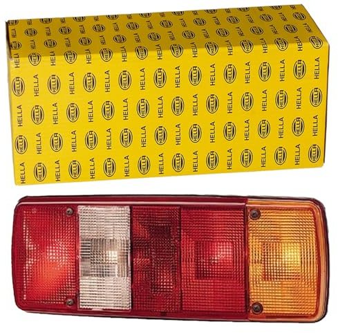 HELLA Rückleuchte - Glühlampe - 24V / 12V - Einbau/geschraubt | 2SK 003 567-321, Heckleuchte