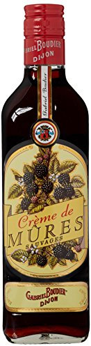 Gabriel Boudier Creme de Mure Blackberry Liqueur - 50cl, 20 Percent ABV - Crème de Mûres Savages - Premium French Fruit Liqueur for Cocktails and Mixing