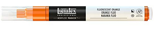 Liquitex Professional Fine Paint Marker, 8mm, Fluorescent Orange