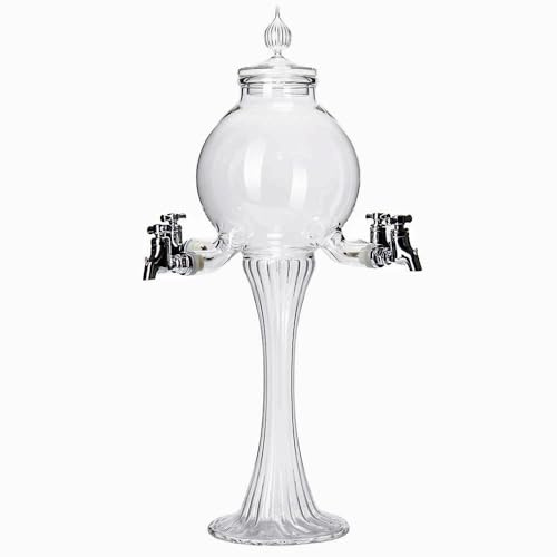 Absinthe Fountain Bubble by ALANDIA | Mouth-Blown Glass | 4 Spouts | Prepare Absinthe The Original Way