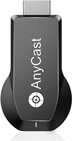 4K/1080P Anycast M100 Wireless Display Adapter, SmartSee WiFi Display Dongle HD Screen Mirroring Dual Core H.265/HEVC Decoder HD TV Stick Without Switching Miracast Airplay DLNA Support 4K 1080P
