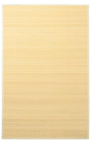 vidaXL Alfombra de bambú 100x160 cm Natural
